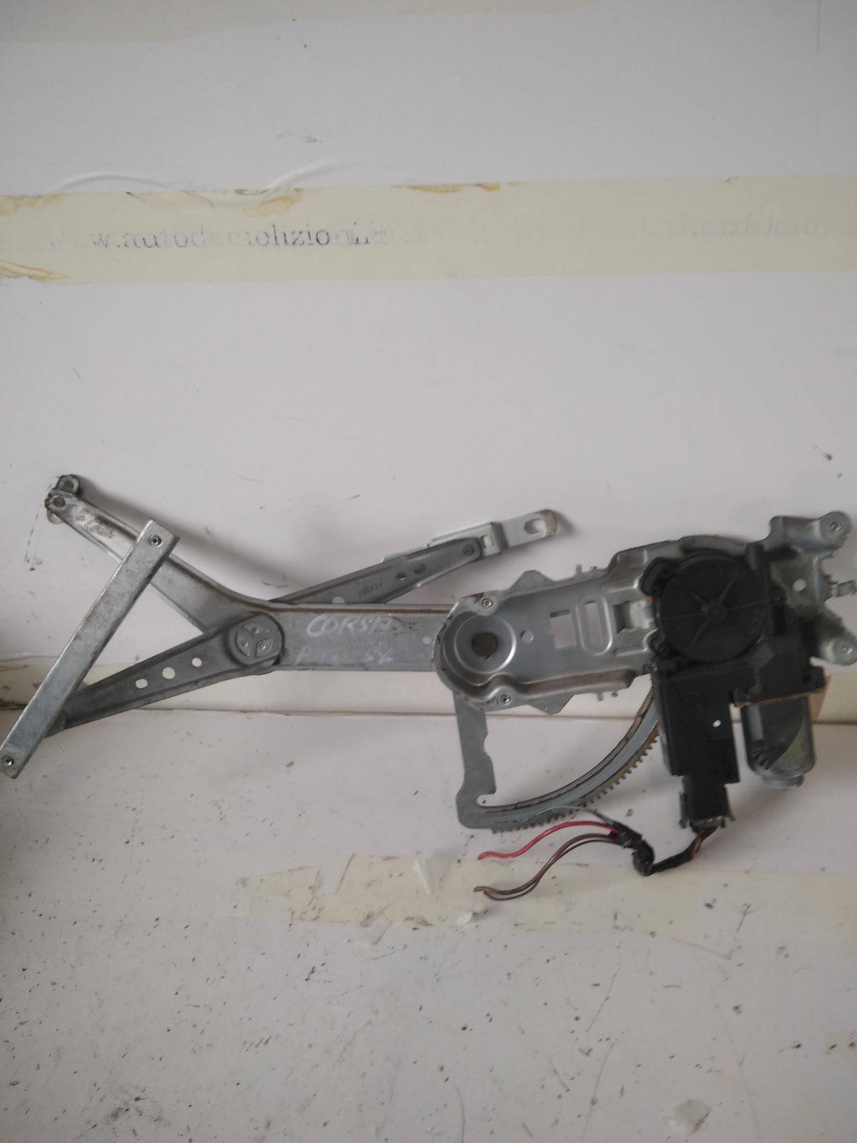 Alzacristallo porta ant. sx.